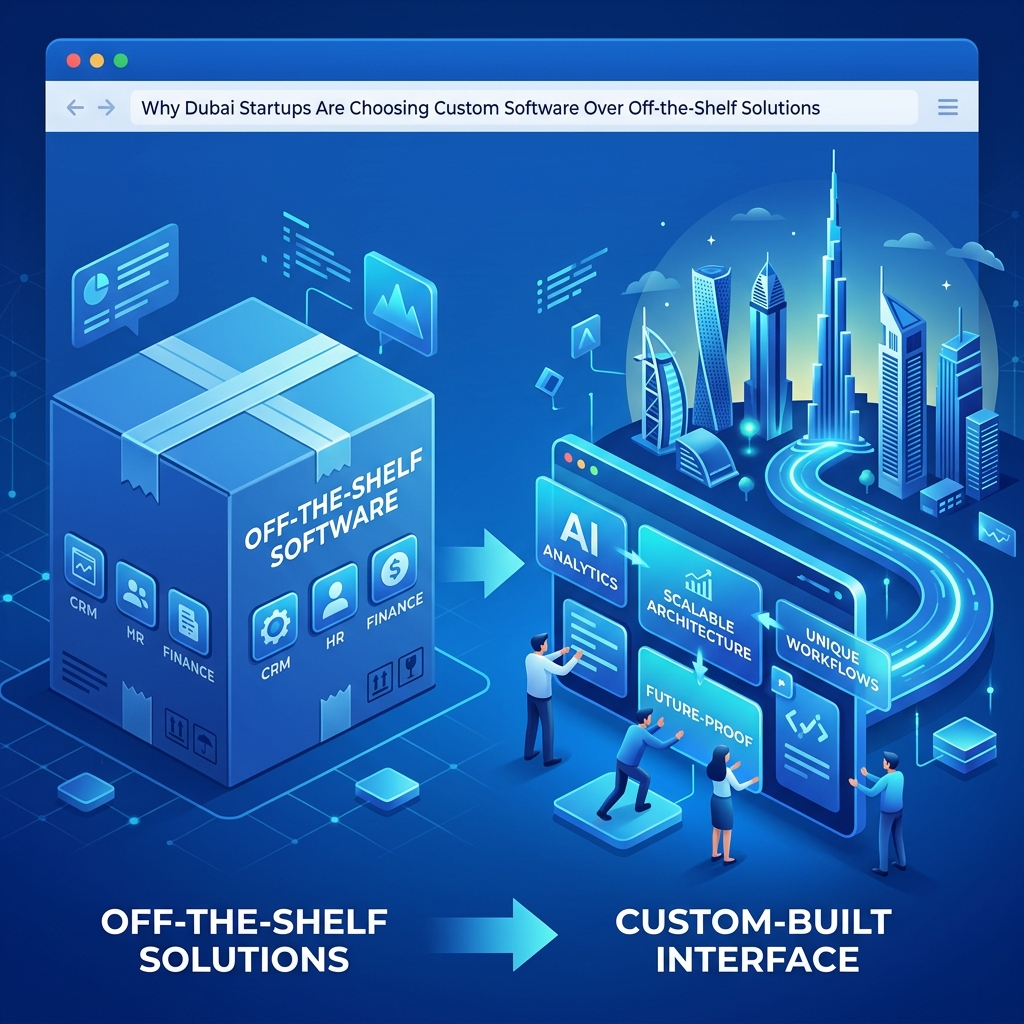 Why Dubai Startups Are Choosing Custom Software Over Off-the-Shelf Solutions