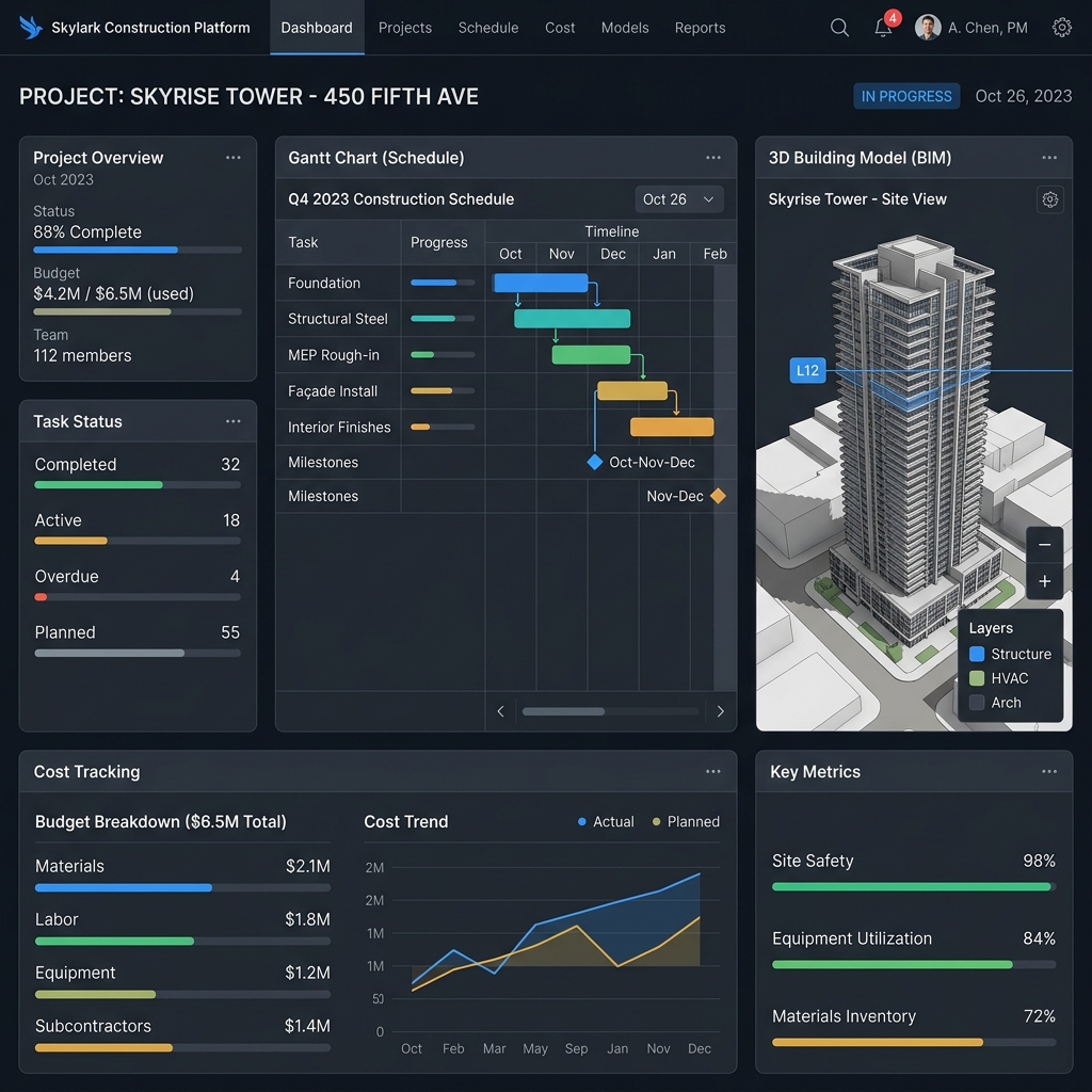 Construction Web Platform